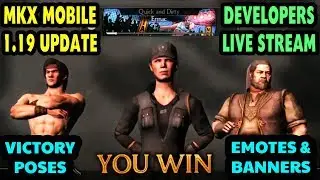 MKX Mobile 1.19 Update News. Feats of Strength - Emotes, Character Customizations AND MORE!