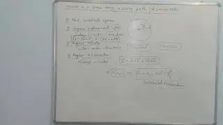 VECTOR - 15 Angular displacement, angular velocity and angular acceleration.