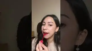 so u choose natural or bold look? with this cute red liptint💄🫵🏾#romand#romandtint