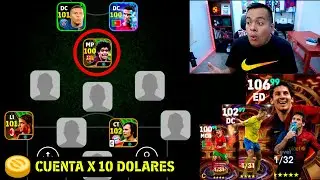 🎁 COMPRÉ NUEVA CUENTA a SUSCRIPTOR x 10 DOLARES con MUCHAS MONEDAS & JUGADORES en eFootball Mobile