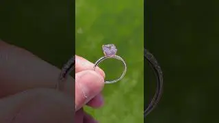 precious pink cushion morganite on a hidden halo ring, a perfect engagement or promise ring
