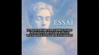 1879 | [Julius Wilhelm Richard Dedekind] | What are and What Should Be the Numbers