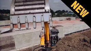 Muck Shifting Motorway Maintenance - JCB Dishes Dirt