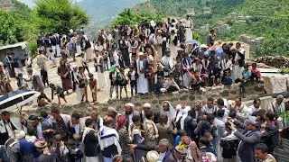 برع جبل حبشي | برعة حماسية جداً | برعة أخر عيد الأضحى|معاودة اولاد عبدالنور| عادات ال البركاني 2023