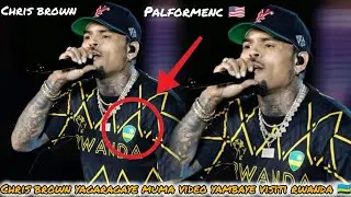 Chris Brown yasusurukije America muri concert yambaye Visit Rwanda🇷🇼 Video iri kuvugisha isi yose 🌍🔥