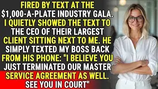 Video part .2 Fired by Text at the Gala?  Triggered Their $38M Legal Collapse. ♟️  #CorporateEndgame
