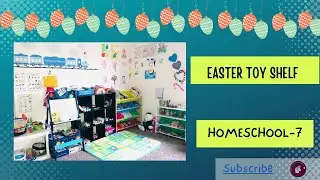 Homeschooling series | Easter🐰Toy rotation shelf-6| plastic eggs🥚 activities #ammajourney #diytoys