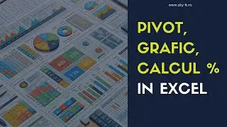 Pivoti, Grafice si calcule procentuale in Excel