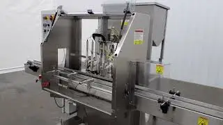 E316029 - Kaps-All V-8-E Four Head Stainless Steel Piston Filler