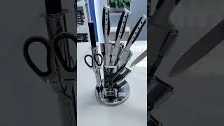HausRoland 9pcs stainless steel knife set.