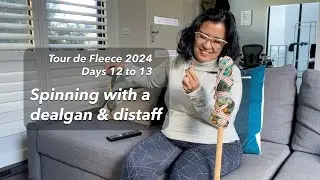 Days 12 to 13: Dealgan and Distaff for Tour de Fleece 2024