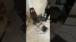 Крутой Кокпит с OZON за 12 тысяч рублей!!! #shorts #game #racing #cockpit #autosimulator