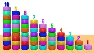 Learn 1 to 10 counting | Easy Counting 1-10 with Animation