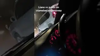 Liana vs prado on islamabad expressway