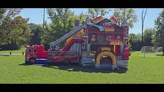 Community Event Danville KY | Millennium Park | Fire Truck & Police Inflatable Fun