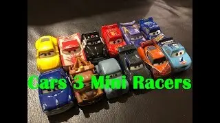 Mattel Disney Cars 3 Mini Racers Blind Bags McQueen, Chick, Doc, Cal Weathers, Cruz Die-casts