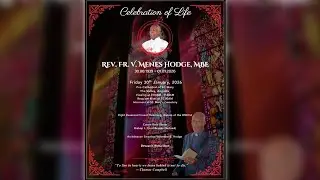 IN LOVING Memory of REV. FR. V. MENES HODGE, MBE
