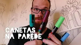 Caneta para DESENHAR na PAREDE | POSCA