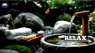 Soothing Relaxation + Water Sounds 🌿 Healing Piano Music for Anxiety Relief & Better Sleep