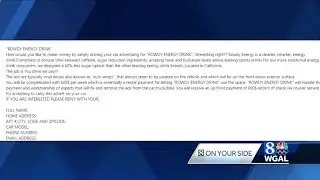 Car wrapping offer that promises easy money likely a scam
