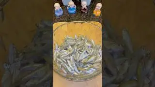 Small Fish Fry Recipe 🤤🐟|| small fish crispy fry || #fish #smallfish #shorts #viral #recipe