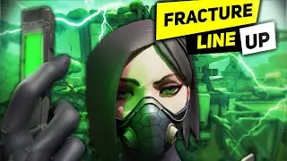 All Easy and New Viper Lineups (Molly ,Wall setup ) for FRACTURE ! || 2021 #Valorant