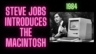 Steve Jobs introduces the Macintosh in 1984 #stevejobs #applenews