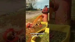 This Isn&rsquo;t a Leak. It&rsquo;s Hydrant Flushing. structure #waterpressuretest #publicworks