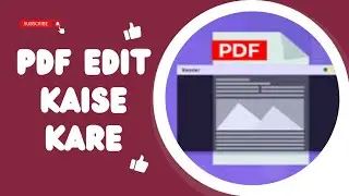 How to Edit For Pdf in Hindi 2024 ? #pdfscap #completedtech #pdfeditor