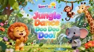 Jungle Dance Doo Doo Doo! 🦁🐘 | Fun Animal Song for Kids | Sweetoons Nursery Rhyme
