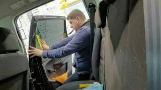 Peugeot 307. Tinting 5% back - 70% front. (Задни стъкла на 5 % предни на 70 %)