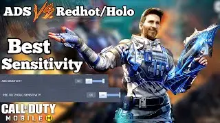 Best ADS and RED DOT/HOLO Sensitivity Call Of Duty Mobile | Diffrence Between ADS and RED DOT CODM