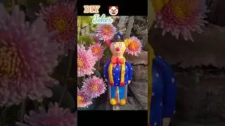 How to make a clay joker 🤡 room decor #trending #shortsfeed #diy #marking #best #craft #handmade