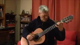 F. Sor: Etude Op. 35, No. 14. Played by Ra&uacute;l Calder&oacute;n
