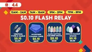 Получите дополнительные привилегии с Shopeepay на этой распродаже 4.4!