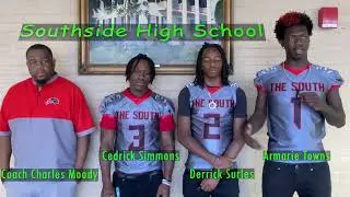 Southside High football players and coach talk 2025 season