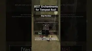 ЛУЧШИЕ чары для Tempest Rod! #fisch #roblox #shorts