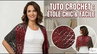 Tuto écharpe, étole, rideaux, chemin de table au crochet