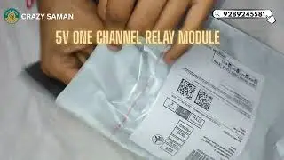 5V One Channel Relay Module | For Relay Module Project #relaymodule #onechannel #5volt #relay #5v