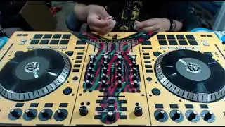 KrazeAmaze - Custom 12 Inch Skinz Installation for the Numark NS7iii DJ Controller.