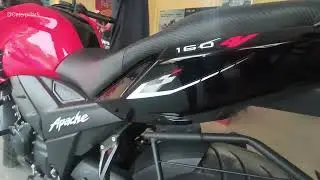 TVS Apache RTR 160 4V with TFT Display + Updated light .