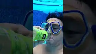 Burp Prime Lemon Lime vs Minute Maid White Grape Juice Underwater