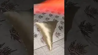 Triangle pillow 🔼... Full video on channel... coming soon...#indianzaikawithseema