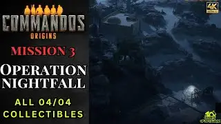 Commandos Origins - Mission 3: Operation Nightfall - All Collectibles