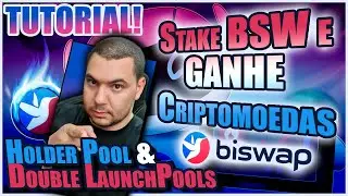 Biswap - Nova Double Launchpool Ganhe BSW e FIL, tutorial completo como usar Holder Pool, Launchpool