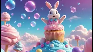 Cupcake Bunny&rsquo;s Bubblegum Adventure | Sweet Bunny Song for Kids | Fun Nursery Rhyme