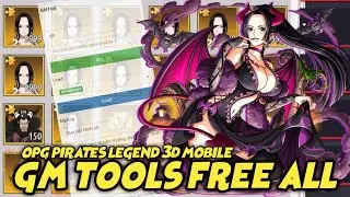 Free GM tools all u need !! OPG Pirate Legend / Haki Legend 3D Mobile