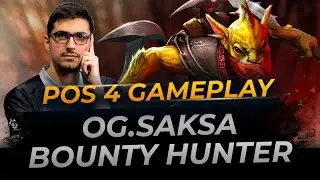 OG.Saksa plays Bounty Hunter | Full Gameplay Dota 2 Replay