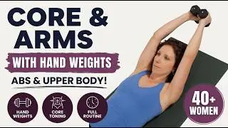 The Best Core Strength Fitness with Hand Weights - Hope Zvara