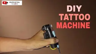 How to make a simple project tattoo machine homemade #experiment 